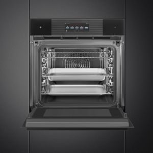 SMEG Linéa SO6106WAPB3 four 60cm Galileo Omnichef, 150 programmes, vapeur, Wi-Fi