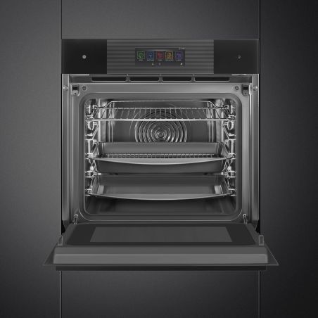 SMEG Linéa SO6106WAPB3 four 60cm Galileo Omnichef, 150 programmes, vapeur, Wi-Fi