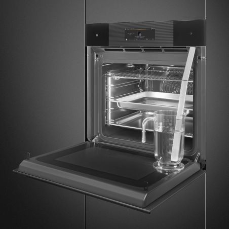 SMEG Linéa SO6106WAPB3 four 60cm Galileo Omnichef, 150 programmes, vapeur, Wi-Fi