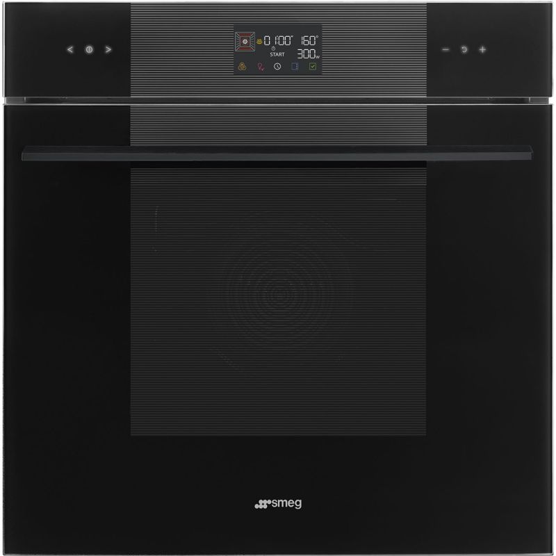 SMEG SO6102M2B3 Four Linéa 60 cm micro-ondes combiné, 68L, 11 fonctions, noir