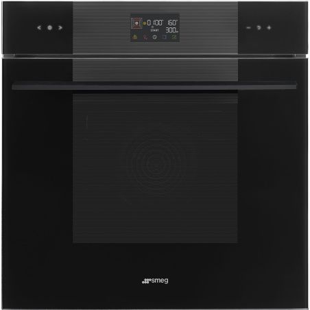 SMEG SO6102M2B3 Four Linéa 60 cm micro-ondes combiné, 68L, 11 fonctions, noir