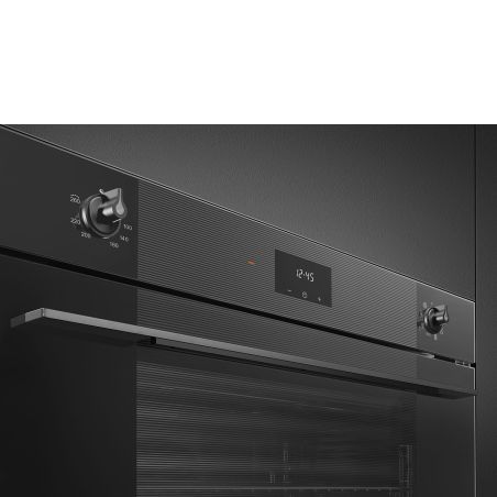 SMEG Linéa SO5100TB3 – Four 75cm noir, 77L, Vapor Clean, Chaleur tournante, 8 fonctions
