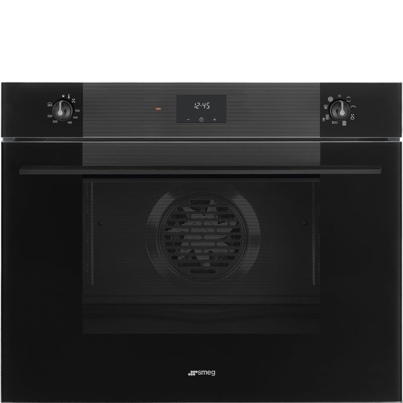 SMEG Linéa SO5100TB3 – Four 75cm noir, 77L, Vapor Clean, Chaleur tournante, 8 fonctions
