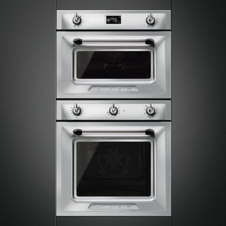 Smeg Victoria SF6905X1 four 60cm inox, 8 fonctions, 70L, nettoyage Vapor Clean