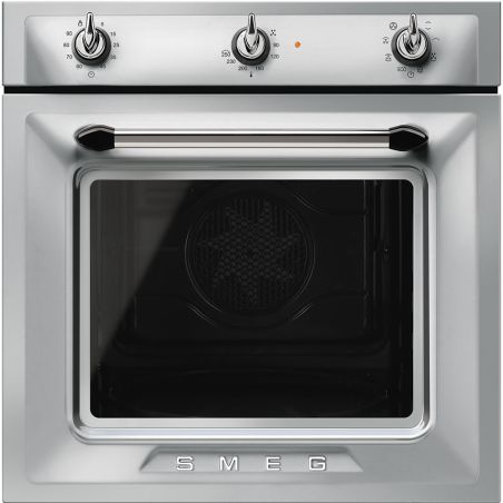 Smeg Victoria SF6905X1 four 60cm inox, 8 fonctions, 70L, nettoyage Vapor Clean