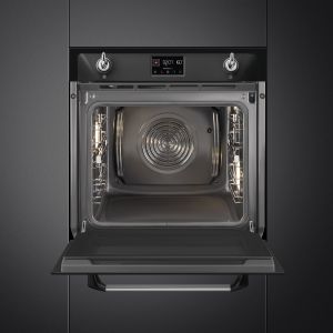 Smeg Victoria SOP6902S2PN Four Combiné Vapeur 60cm Pyrolyse Sonde 68L Noir