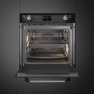 Smeg Victoria SOP6902S2PN Four Combiné Vapeur 60cm Pyrolyse Sonde 68L Noir