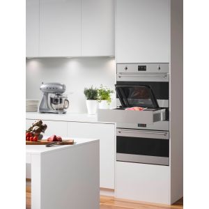 Four compact SMEG Classica 45 cm combi vapeur Inox anti-traces SO4302S3X