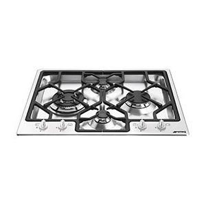 SMEG Classica table de cuisson gaz 60cm inox brossé 4 brûleurs PGF64-4