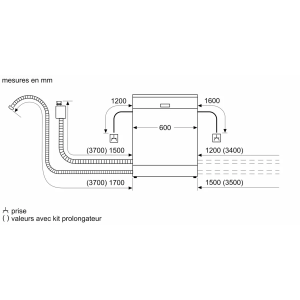 Lave-vaisselle tout intégrable 60 cm SIEMENS Studioline iQ300