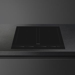 SMEG Linéa Table induction 60cm 4 foyers Multizone, double booster, SIM1644D