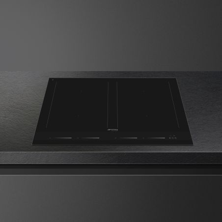 SMEG Linéa Table induction 60cm 4 foyers Multizone, double booster, SIM1644D