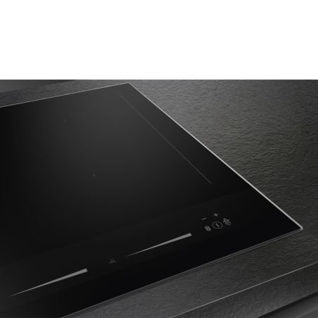 SMEG Linéa Table induction 60cm 4 foyers Multizone, double booster, SIM1644D