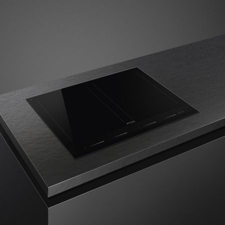 SMEG Linéa Table induction 60cm 4 foyers Multizone, double booster, SIM1644D
