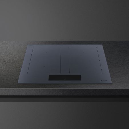 SMEG Linéa Table induction 60cm 4 foyers Multizone sécurité enfant SIM1644DG