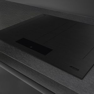 SMEG Classica SIM3644MB, Table induction 60cm, Multizone, Booster, Noir Mat, sécurité enfant