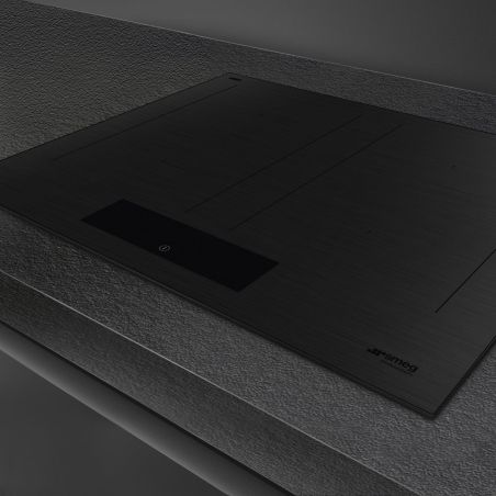 SMEG Classica SIM3644MB, Table induction 60cm, Multizone, Booster, Noir Mat, sécurité enfant