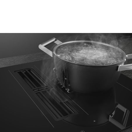 SMEG HOBD472D2 hotte table induction 70cm, 4 foyers, Multizone, booster, A+