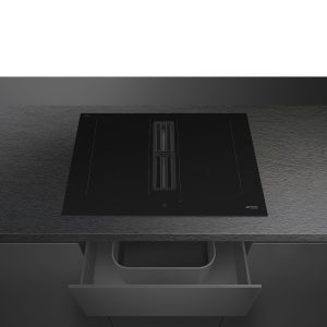 SMEG HOBD472D2 hotte table induction 70cm, 4 foyers, Multizone, booster, A+