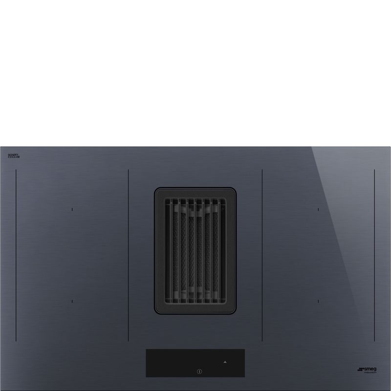 SMEG Linéa Table induction hotte 80cm, Multizone, EvoSlider, A++, HOBD182DG