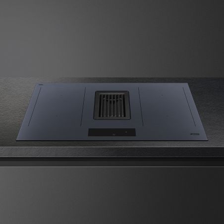 SMEG Linéa Table induction hotte 80cm, Multizone, EvoSlider, A++, HOBD182DG