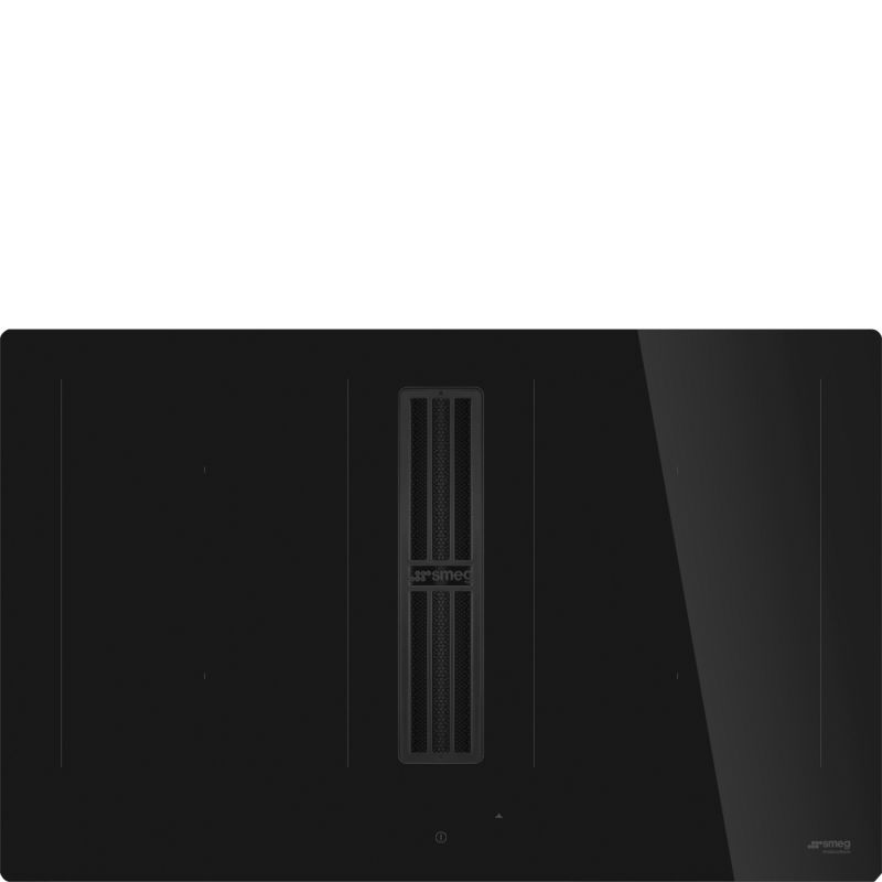SMEG Universel hotte intégrée induction 83cm, multizone, 650 m³/h, sécurité, HOBD482D2