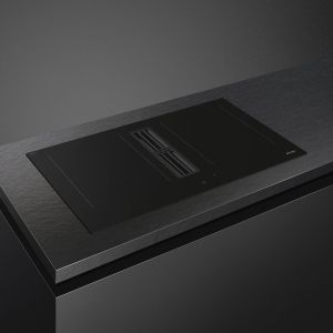 SMEG Universel hotte intégrée induction 83cm, multizone, 650 m³/h, sécurité, HOBD482D2