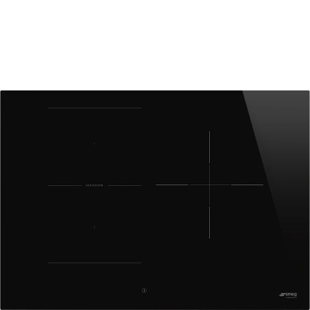 SMEG Classica SI1M4734D table induction noire 72cm, Multizone, mode Eco, sécurité enfant