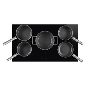 SMEG Classica Table de cuisson 90cm induction Multizone Slider SI1M4954D