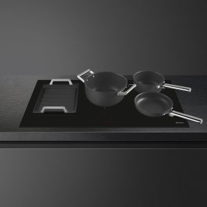 SMEG Classica Table de cuisson 90cm induction Multizone Slider SI1M4954D