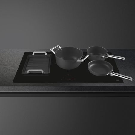 SMEG Classica Table de cuisson 90cm induction Multizone Slider SI1M4954D
