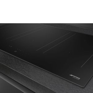 SMEG Classica SIM3864D Table induction 80cm 6 foyers Multizone Booster Sécurisée
