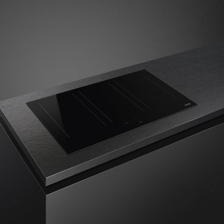 SMEG Classica SIM3864D Table induction 80cm 6 foyers Multizone Booster Sécurisée