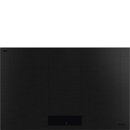 SMEG Classica table induction 80cm, 6 foyers Multizone, EvoSlider, Noir Mat, SIM3864MB
