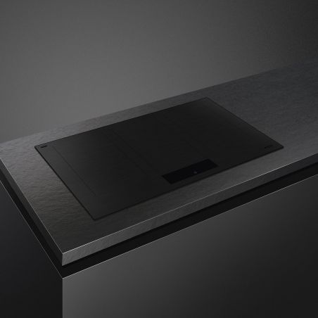 SMEG Classica table induction 80cm, 6 foyers Multizone, EvoSlider, Noir Mat, SIM3864MB