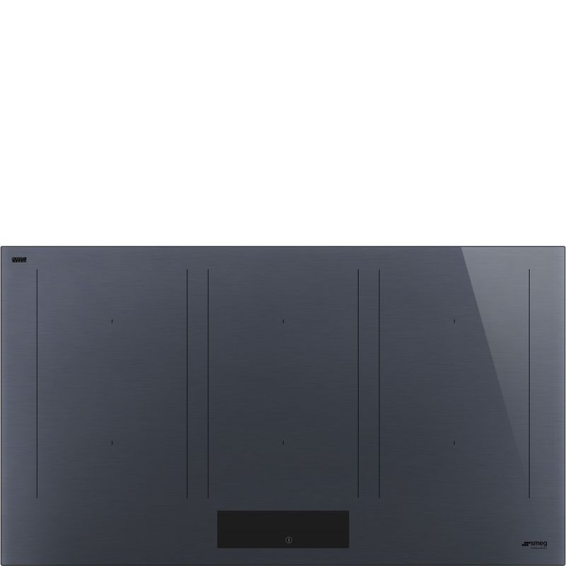 SMEG Linéa Table induction 90cm 6 foyers 3 Multizone Sécurité SIM1964DG