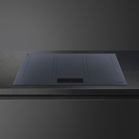 SMEG Linéa Table induction 90cm 6 foyers 3 Multizone Sécurité SIM1964DG