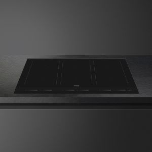 SMEG Linéa, table induction 90 cm, 6 foyers Multizone, Double Booster, sécurité avancée SIM1964D
