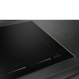 SMEG Linéa, table induction 90 cm, 6 foyers Multizone, Double Booster, sécurité avancée SIM1964D