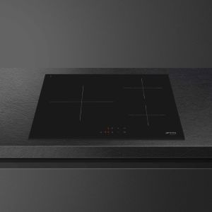 Smeg SI2631D Universel Table induction 60cm 3 boosters, commandes sensitives, verre noir