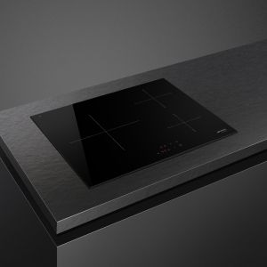 Smeg SI2631D Universel Table induction 60cm 3 boosters, commandes sensitives, verre noir