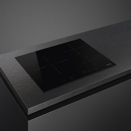 Smeg Universel Table cuisson induction 60cm, 3 foyers, booster, sécurité SI5633D