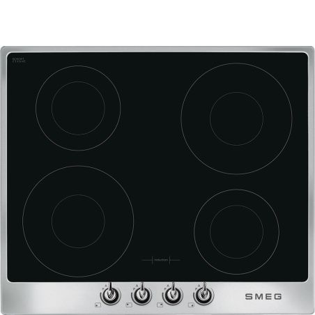 SMEG Victoria SI964XM table de cuisson induction 60cm inox boosters sécurité
