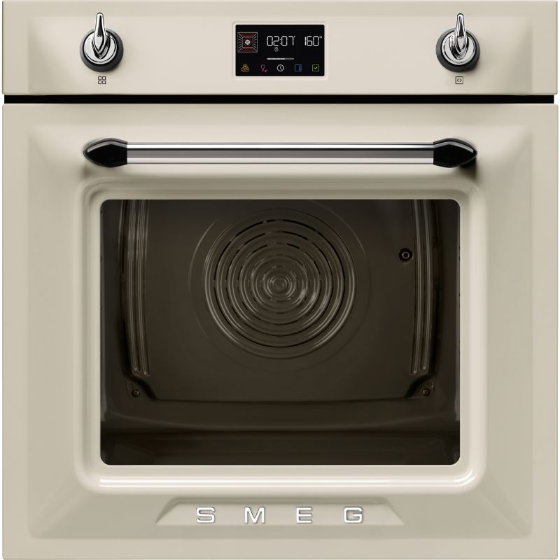 Smeg SOP6902S2PP Victoria Four combiné vapeur 60cm 68L pyrolyse Crème A+
