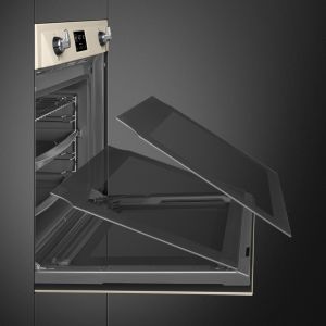 Smeg SOP6902S2PP Victoria Four combiné vapeur 60cm 68L pyrolyse Crème A+
