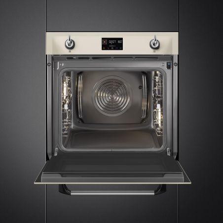 Smeg SOP6902S2PP Victoria Four combiné vapeur 60cm 68L pyrolyse Crème A+