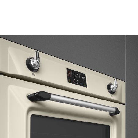 Smeg SOP6902S2PP Victoria Four combiné vapeur 60cm 68L pyrolyse Crème A+