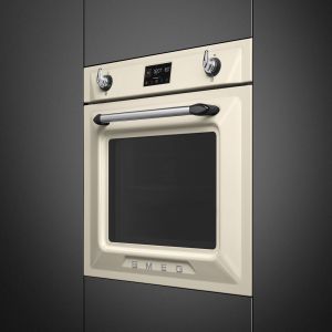 Smeg SOP6902S2PP Victoria Four combiné vapeur 60cm 68L pyrolyse Crème A+