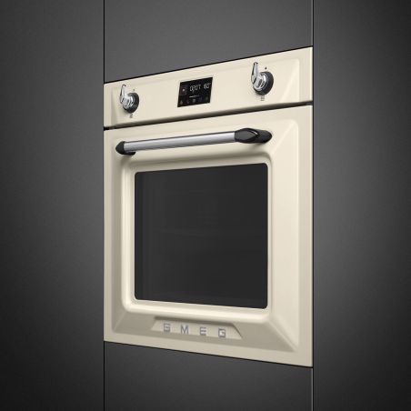 Smeg SOP6902S2PP Victoria Four combiné vapeur 60cm 68L pyrolyse Crème A+