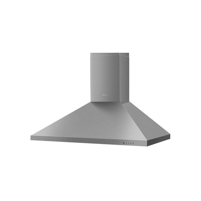Hotte SMEG Universel 90cm inox satiné, aspiration 620 m³/h, KDC91XE3, LED, filtres alu